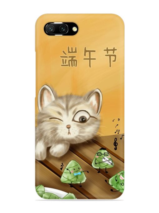 Cat Scorpion Dancing Snap Case for Honor 10 Zapvi