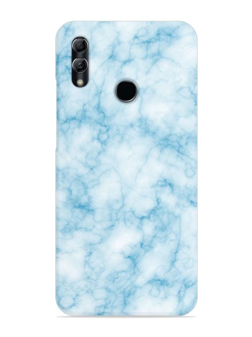 Blue White Natural Marble Snap Case for Honor 10 Lite Zapvi