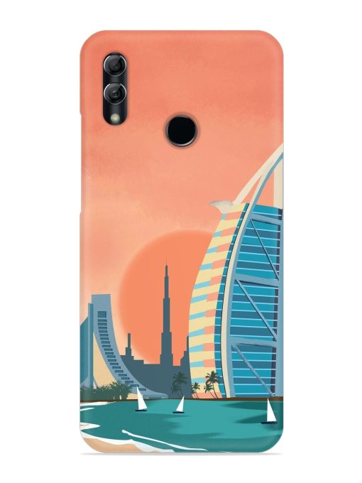 Dubai Architectural Scenery Snap Case for Honor 10 Lite Zapvi