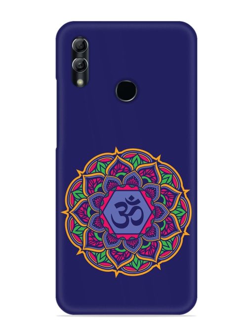 Om Mandala Art Blue Snap Case for Honor 10 Lite Zapvi