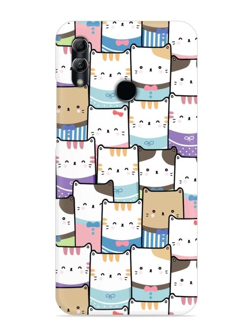 Cute Adorable Cat Snap Case for Honor 10 Lite Zapvi