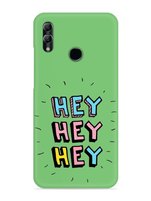 Hey Vector Cartoon Snap Case for Honor 10 Lite Zapvi