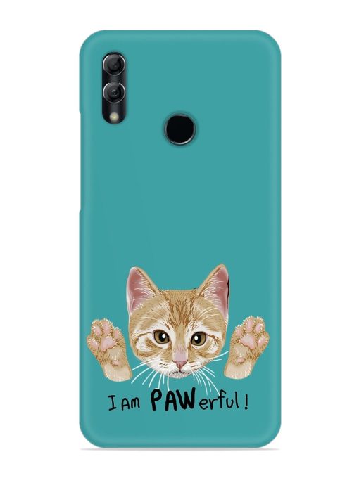 Typography Slogan Cat Snap Case for Honor 10 Lite Zapvi