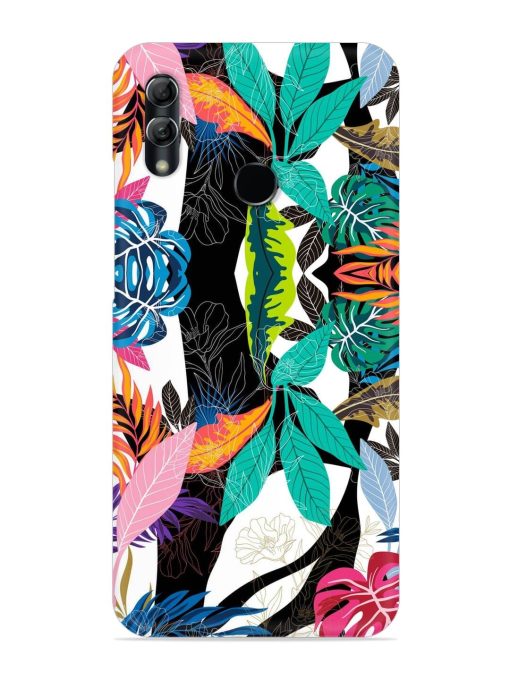 Floral Pattern Bright Snap Case for Honor 10 Lite Zapvi