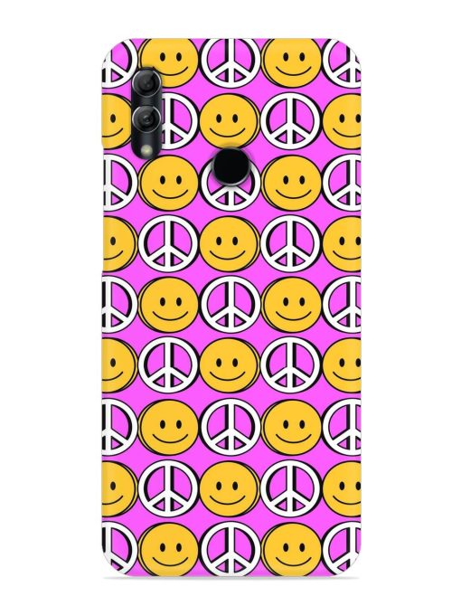 Smiley Face Peace Snap Case for Honor 10 Lite Zapvi