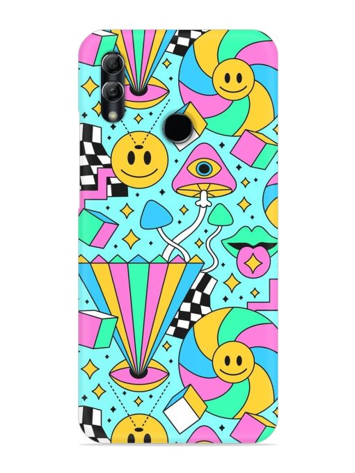 Trippy Rainbow 60S Snap Case for Honor 10 Lite Zapvi