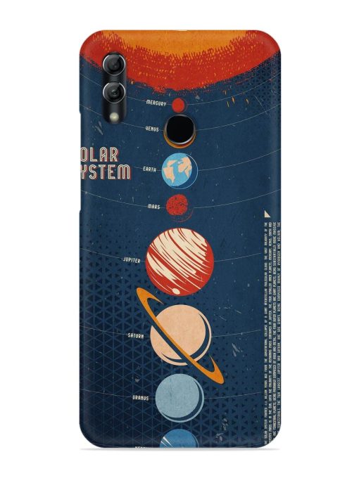 Solar System Vector Snap Case for Honor 10 Lite Zapvi