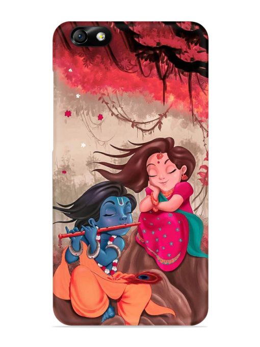 Radhe Krishna Water Art Snap Case for Honor 4X Zapvi