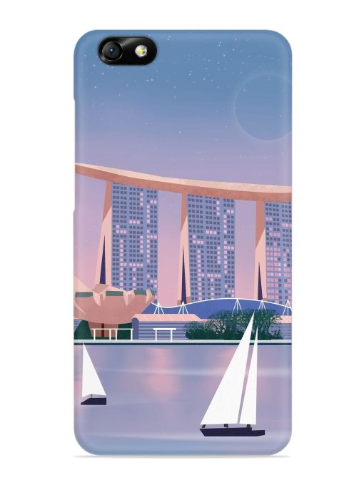 Singapore Scenery Architecture Snap Case for Honor 4X Zapvi