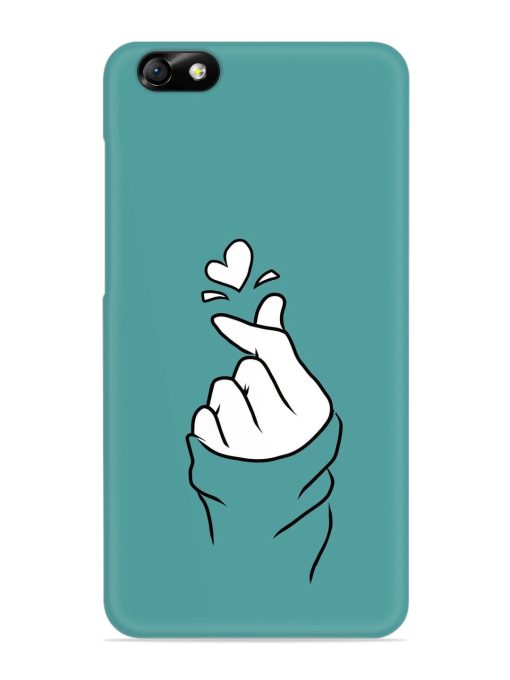 Korean Heart Sign Art Snap Case for Honor 4X Zapvi