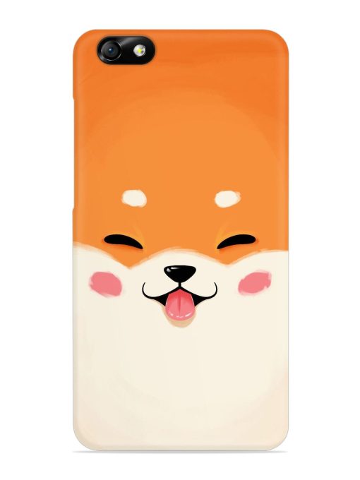 Cute Dog Face Vector Snap Case for Honor 4X Zapvi