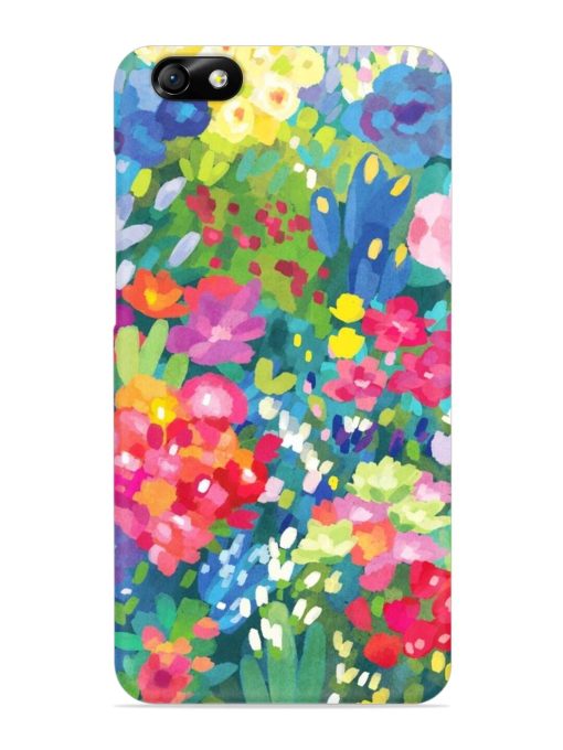 Watercolor Flower Art Snap Case for Honor 4X