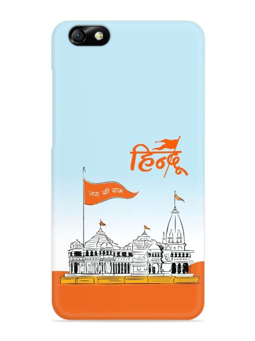 Ram Mandir Hindu Snap Case for Honor 4X Zapvi