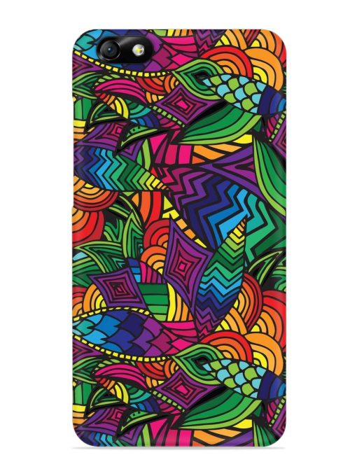 Abstract Multicolor Seamless Snap Case for Honor 4X Zapvi