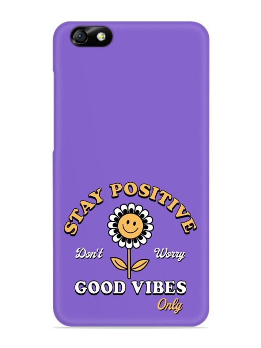 Retro Positive Flower Snap Case for Honor 4X