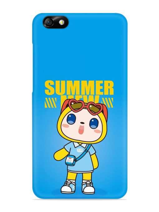 Summer Mew Cartoon Snap Case for Honor 4X Zapvi