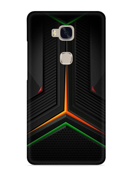 Orange Triangle Light Snap Case for Honor 5X Zapvi