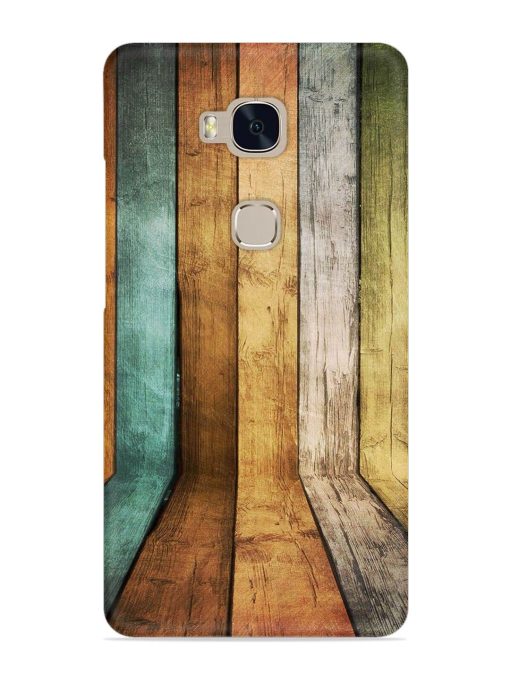 Wooden Realistic Art Snap Case for Honor 5X Zapvi