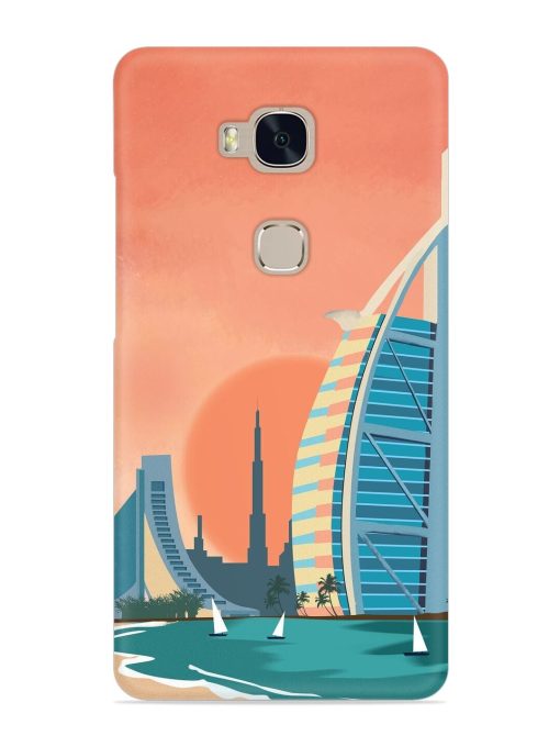 Dubai Architectural Scenery Snap Case for Honor 5X Zapvi