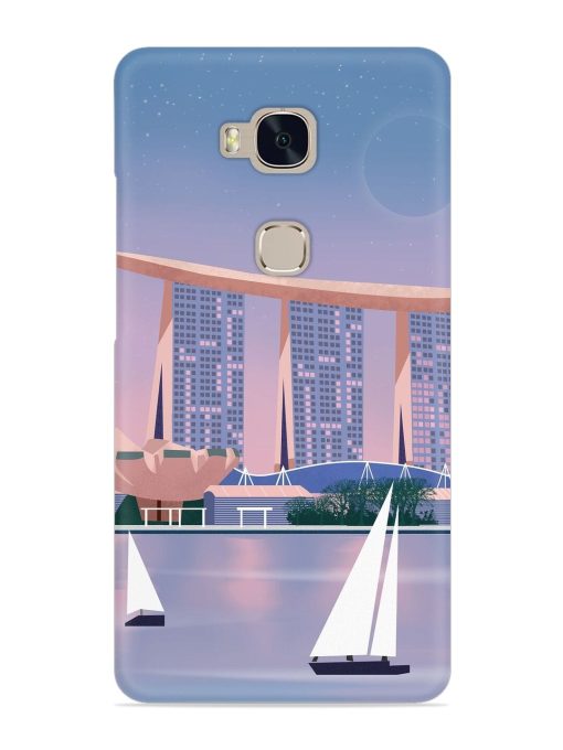 Singapore Scenery Architecture Snap Case for Honor 5X Zapvi