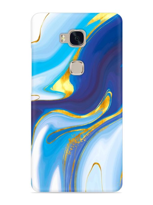 Watercolor Background With Golden Foil Snap Case for Honor 5X Zapvi