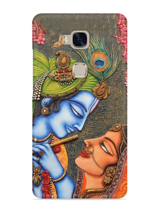 Lord Radha Krishna Flute Art Snap Case for Honor 5X Zapvi