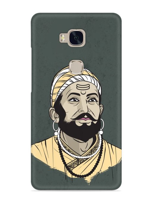 Shivaji Maharaj Vector Art Snap Case for Honor 5X Zapvi