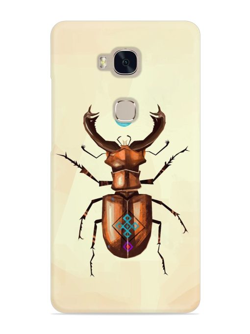 Stag Beetle Vector Snap Case for Honor 5X Zapvi