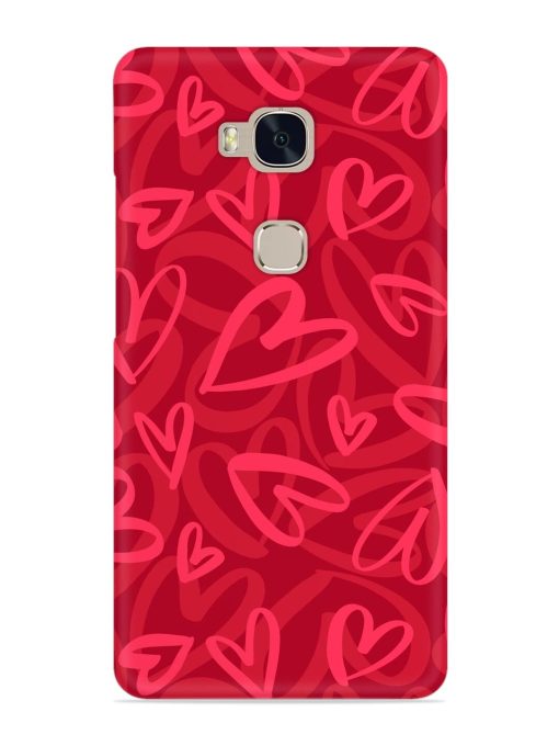 Seamless Romantic Pattern Snap Case for Honor 5X Zapvi