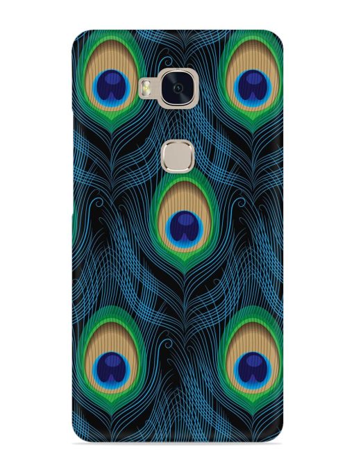 Seamless Pattern Peacock Snap Case for Honor 5X Zapvi