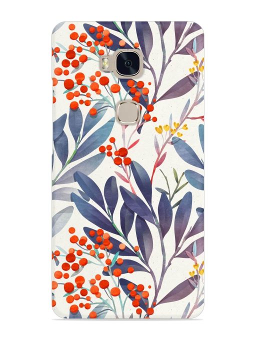 Seamless Floral Pattern Snap Case for Honor 5X