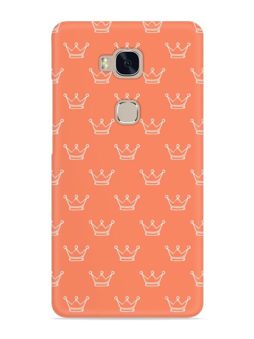 Hand Drawn Crown Snap Case for Honor 5X