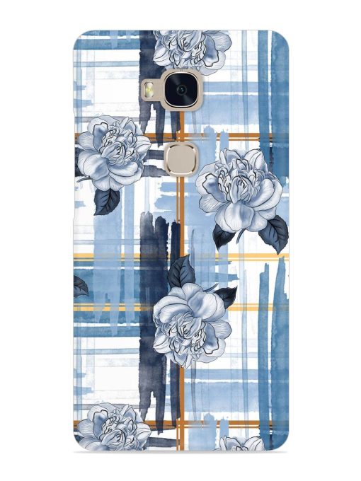 Watercolor Pattern Rose Snap Case for Honor 5X