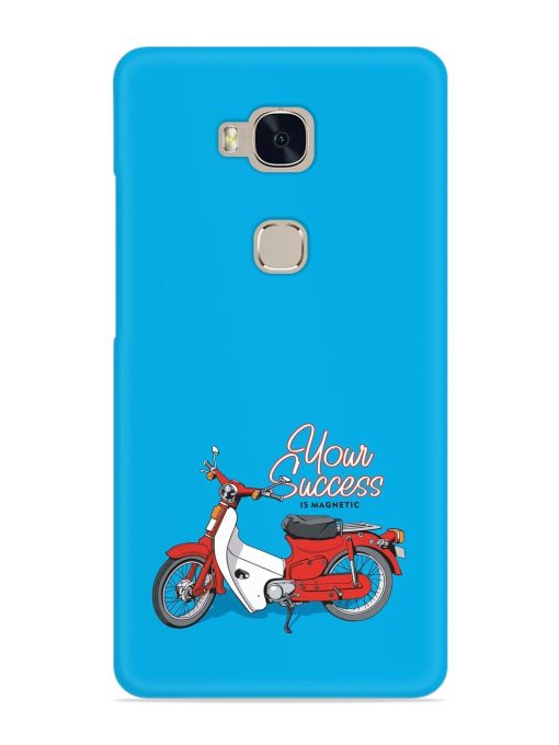 Motorcycles Image Vector Snap Case for Honor 5X Zapvi