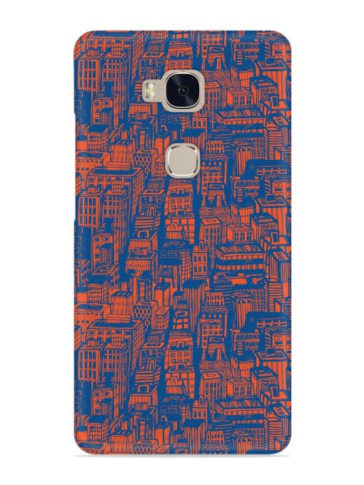 Hand Drawn Seamless Snap Case for Honor 5X