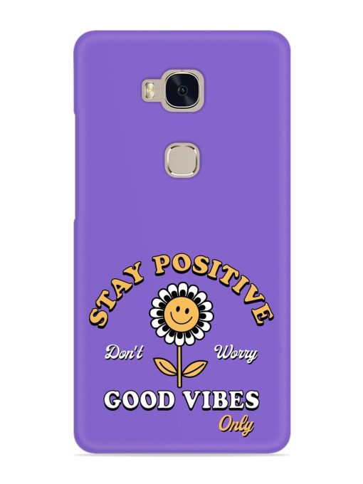 Retro Positive Flower Snap Case for Honor 5X