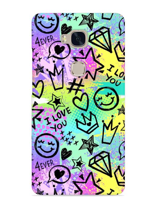 Bright Seamless Pattern Snap Case for Honor 5X