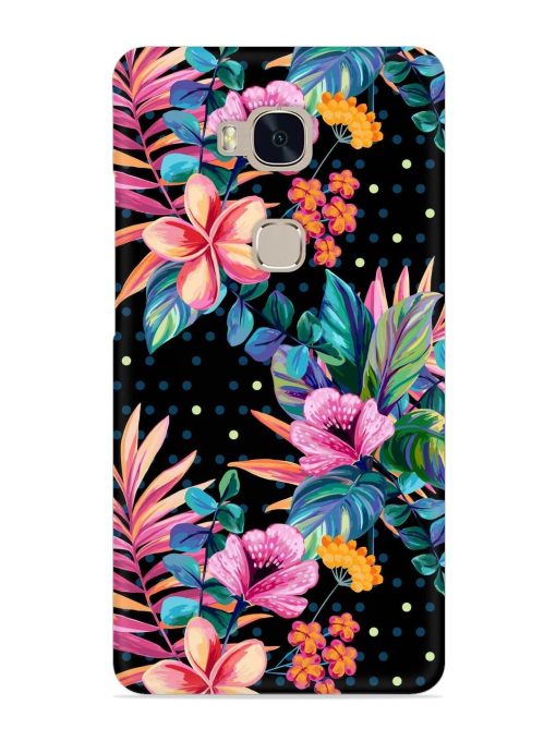 Seamless Floral Pattern Snap Case for Honor 5X