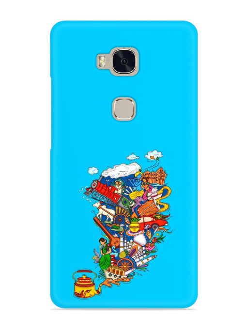 Vector Design Indian Snap Case for Honor 5X Zapvi