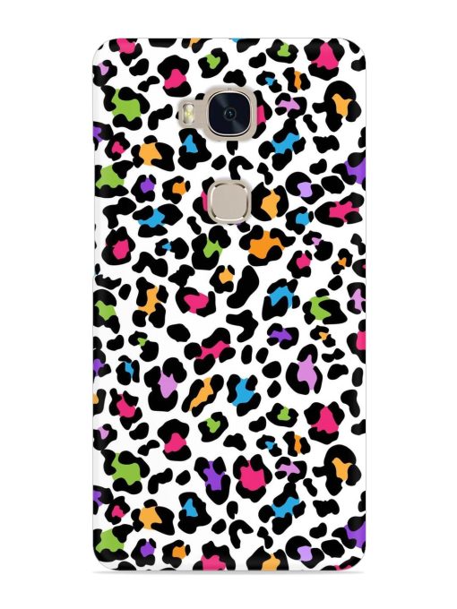 Seamless Leopard Pattern Snap Case for Honor 5X Zapvi