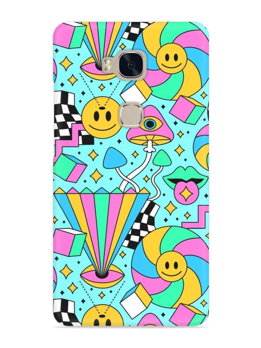 Trippy Rainbow 60S Snap Case for Honor 5X