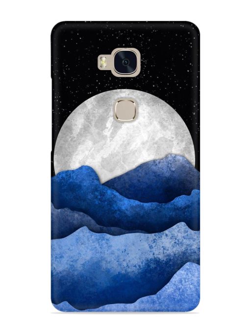 Full Moon Mountain Vector Snap Case for Honor 5X Zapvi