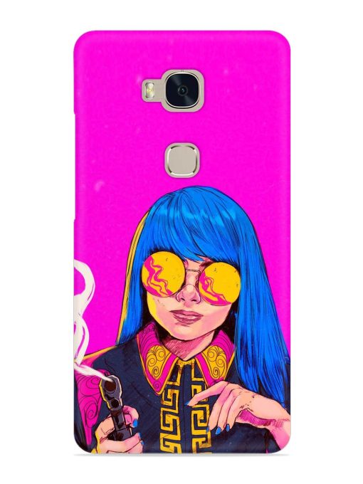 Aesthetic Anime Girl Snap Case for Honor 5X