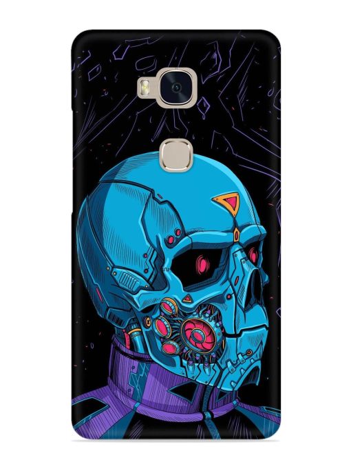 Skull Robo Vector Snap Case for Honor 5X