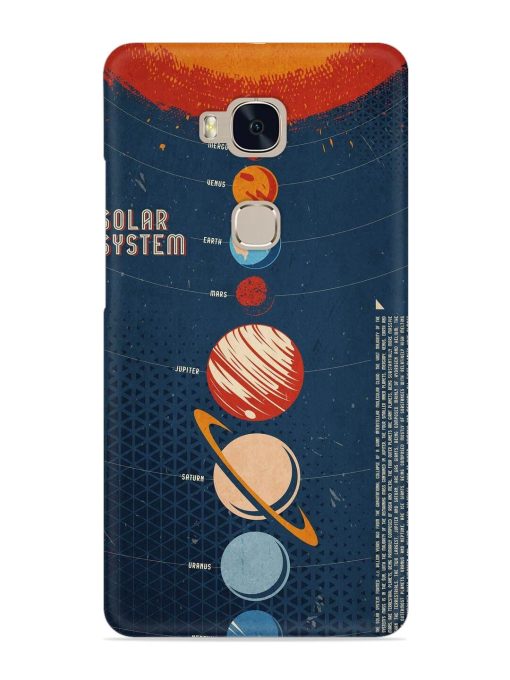 Solar System Vector Snap Case for Honor 5X Zapvi