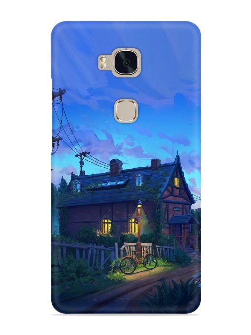 Beautiful Village House Snap Case for Honor 5X Zapvi