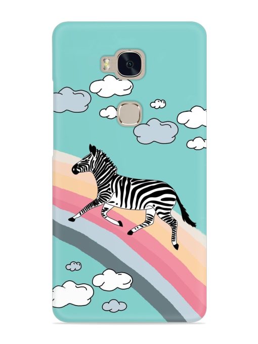 Running Zebra Snap Case for Honor 5X Zapvi