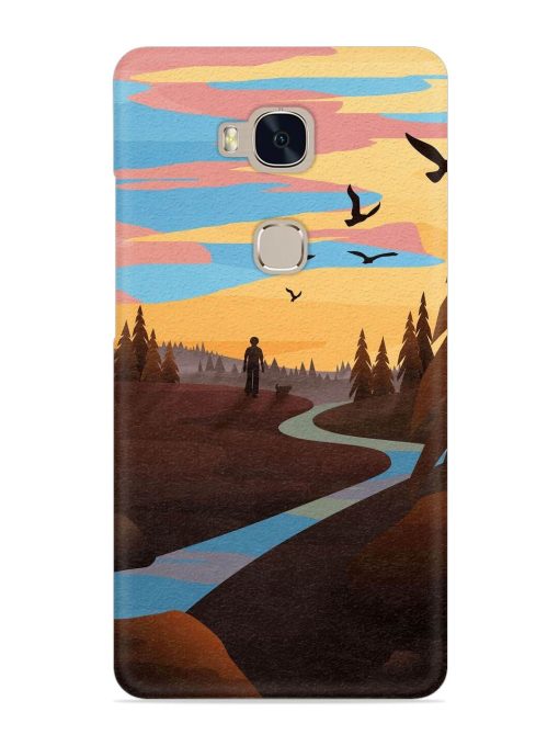 Natural Landscape Art Snap Case for Honor 5X Zapvi