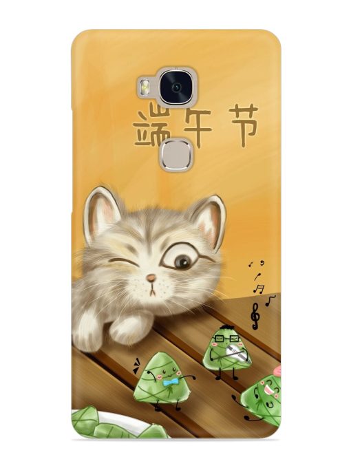 Cat Scorpion Dancing Snap Case for Honor 5X Zapvi