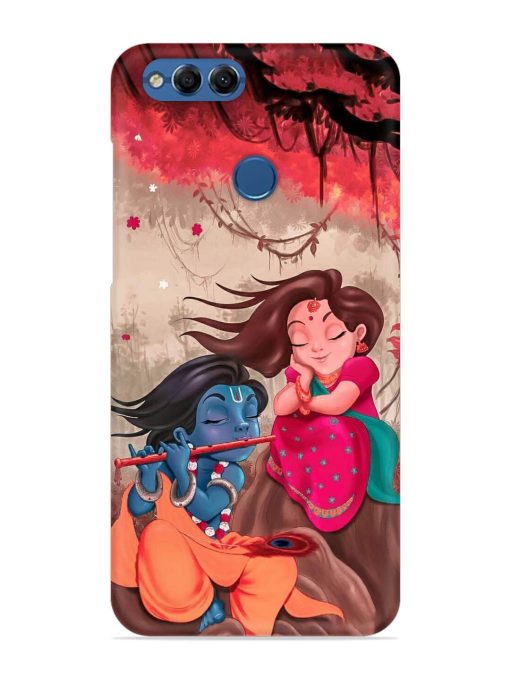 Radhe Krishna Water Art Snap Case for Honor 7X Zapvi